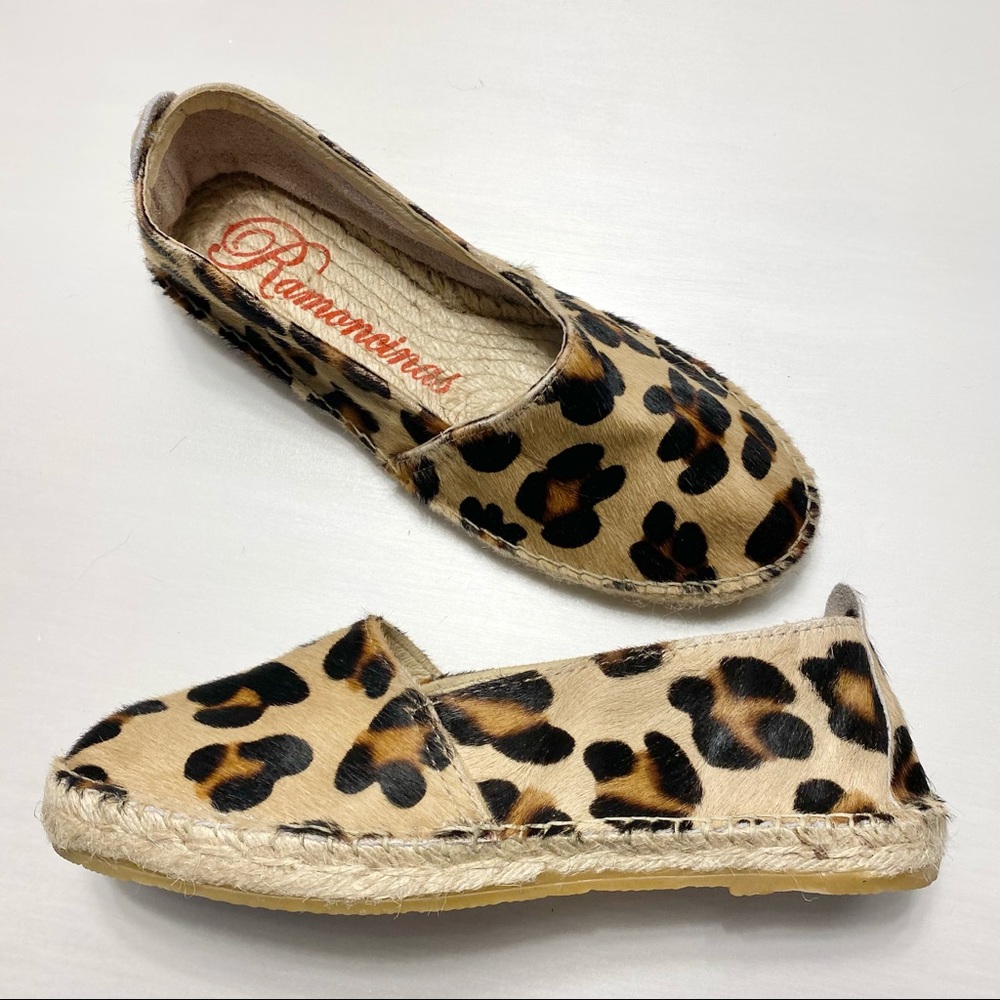 Ramoncinas Leopard Print Espadrilles